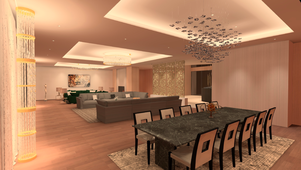 A lighting and planning project for an exceptional residence