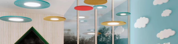 Alliance de l'acoustique et de l'éclairage dans un luminaire unique: Akúlighting