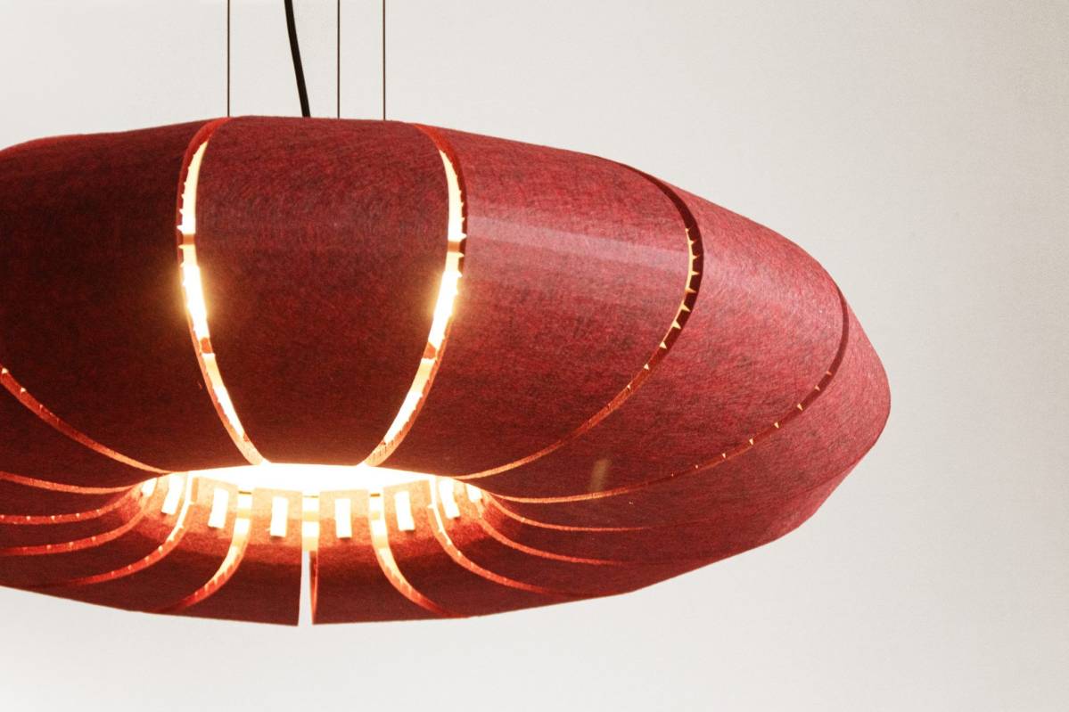 Orbit rouge allumée