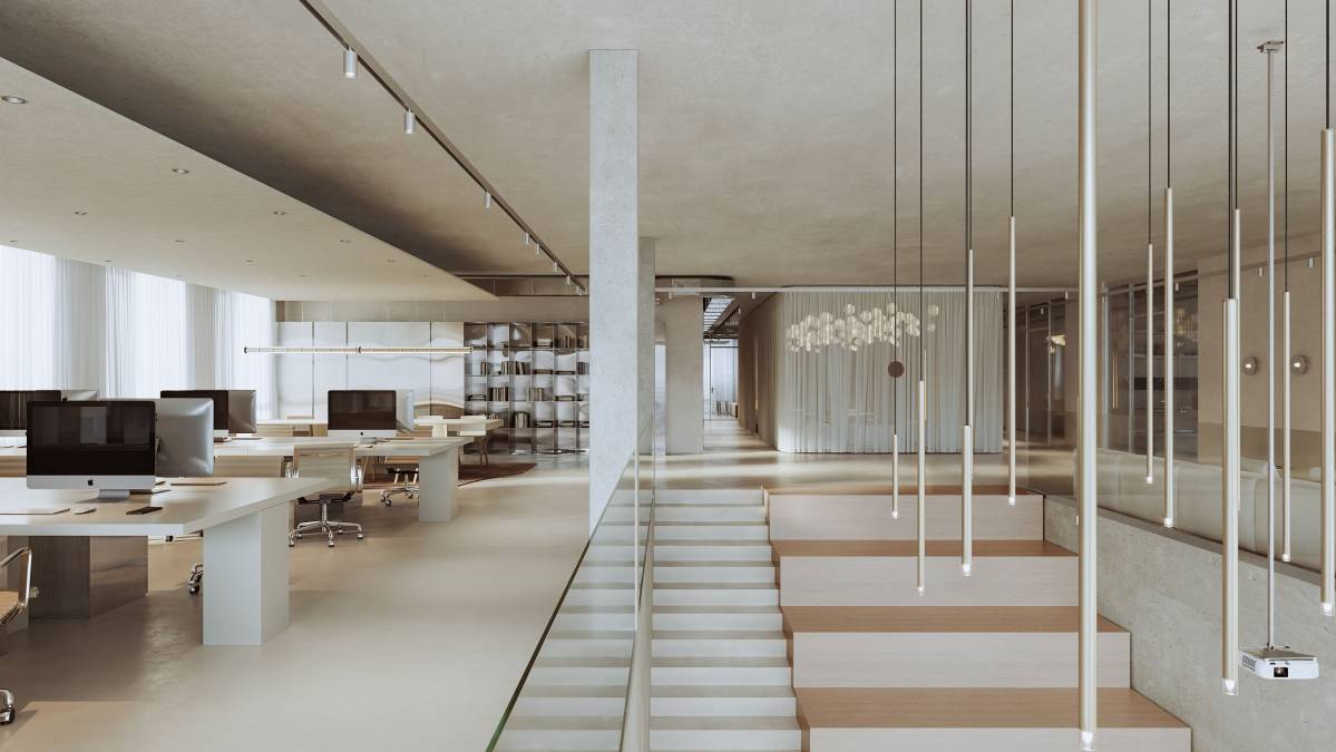 Espace de travail nouveau showroom Clarma