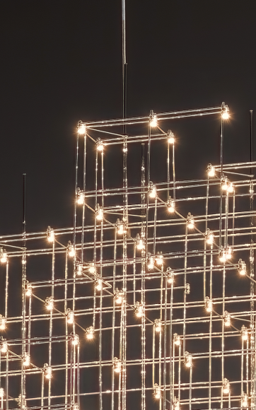 Une œuvre d’art lumineuse